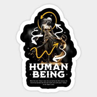 Human Being Sticker